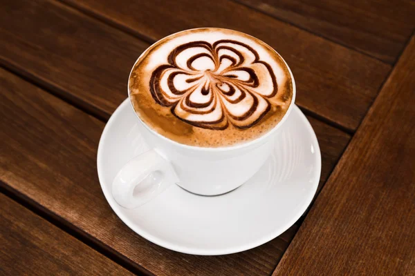 Tasse Cappuccino — Stockfoto