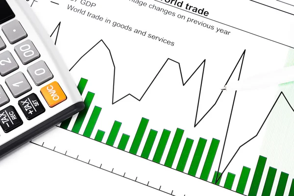 GSYİH ve veri sunumu - grafik, hesap makinesi ve top-kalem