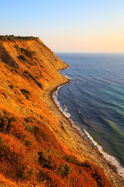 Sunrise, Emine, Bulgaristan, dik kıyı şeridi