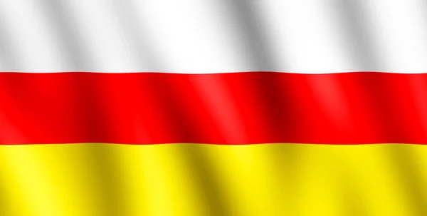 Güney Osetya rüzgarda sallayarak bayrak