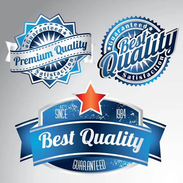 Vintage premium quality collection — Stock Vector