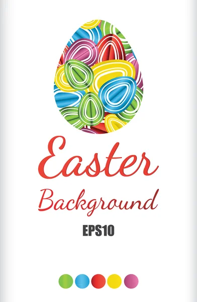 Easter colorful background — Stock Vector