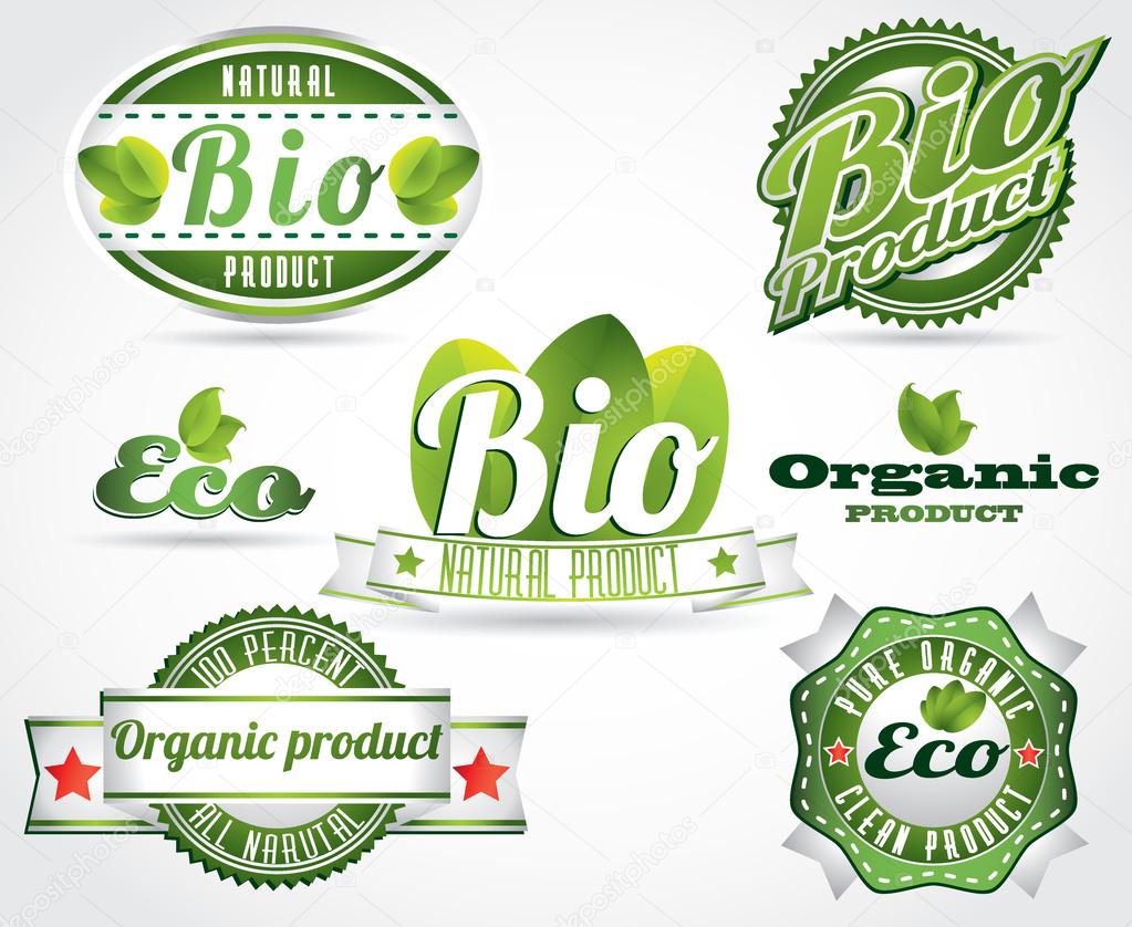 Eco bio logos