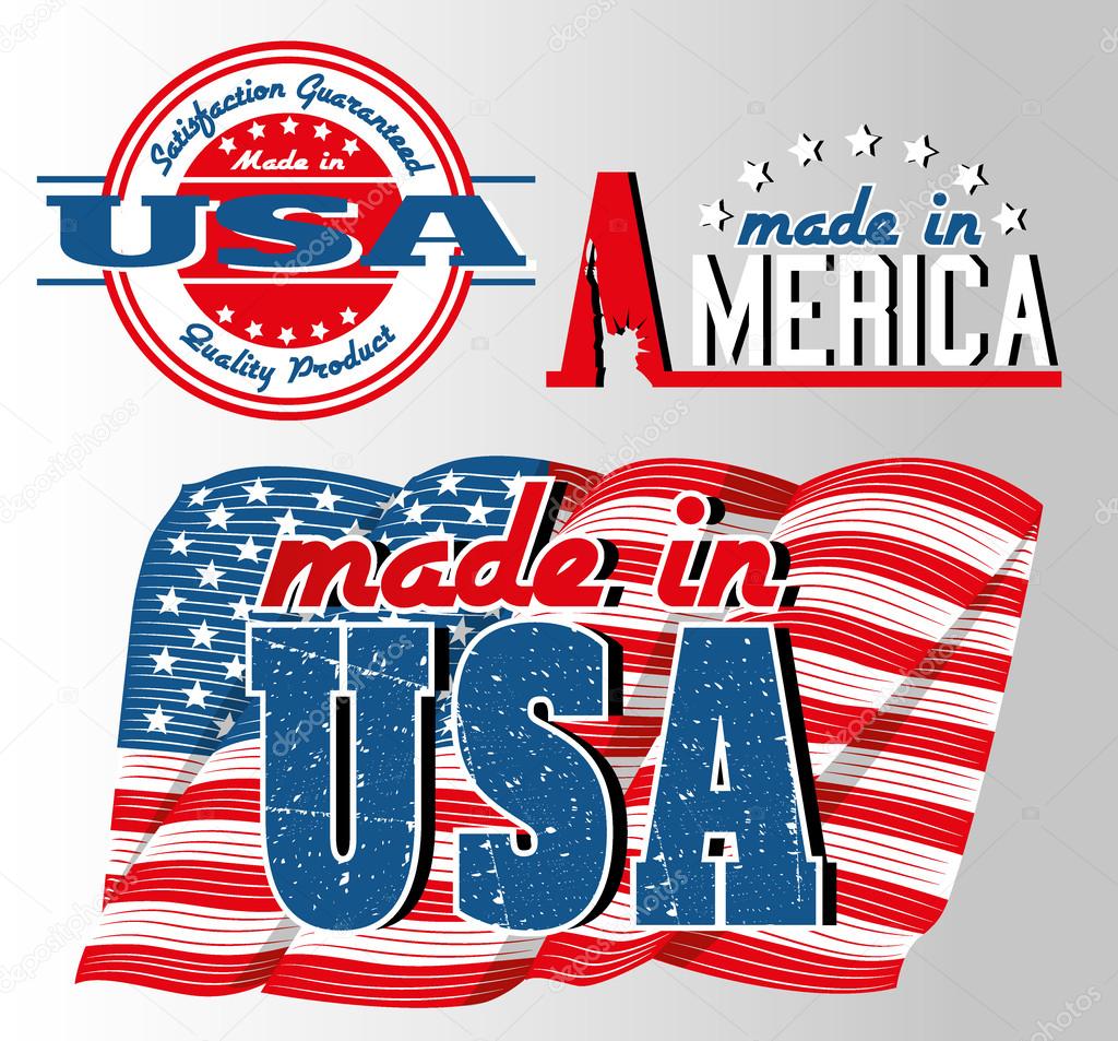 Made in USA logos
