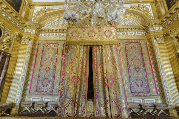 Célèbre Château Versailles Avec Beaux Jardins Extérieurs Près Paris France — Photo