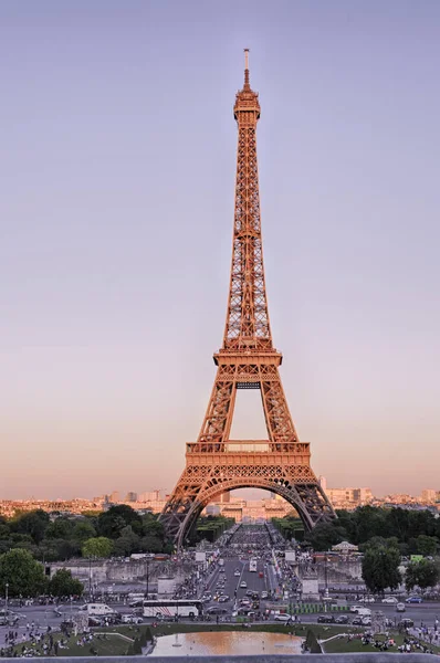 Torre Eiffel Dos Símbolos Mundo Dos Lugares Mais Turísticos Cidade Imagens Royalty-Free
