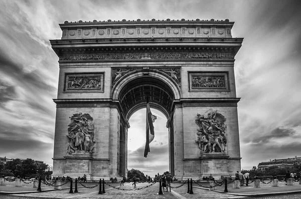 Párizs Világ Egyik Legturistább Városa — Stock Fotó