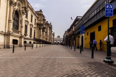 Lima 'dan şehir merkezi, Peru' nun başkenti ve Amerika 'nın ana başkentlerinden biri.