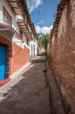 Cusco şehrinin caddesi, İnka kültürünün merkezi.