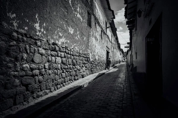 Rua Cidade Cusco Panorâmica Cidade Cusco Centro Cultura Inca — Fotografia de Stock