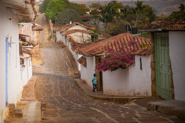 Santander 'deki Barichara, Kolombiya' nın en güzel ve geleneksel şehirlerinden biridir.