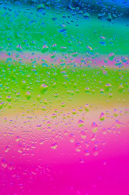 Su damlalarıyla soyut arkaplan