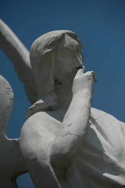 Escultura Anjos Cemitério — Fotografia de Stock