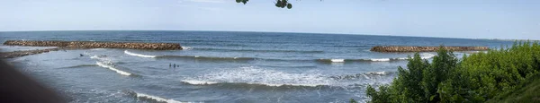 Mar Lugar Para Relaxar Com Suas Ondas Seu Som Caribe — Fotografia de Stock