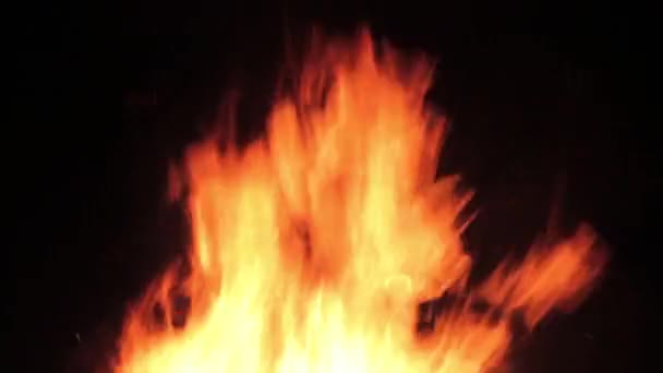 Video oheň. — Stock video