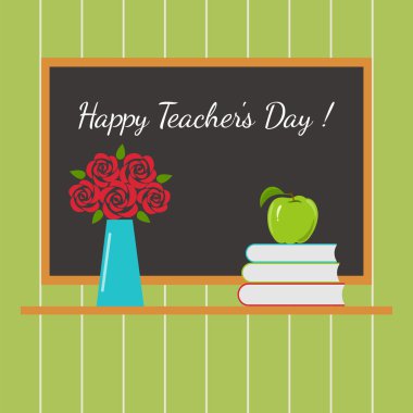 Tatil öğretmenler günü sınıfta.