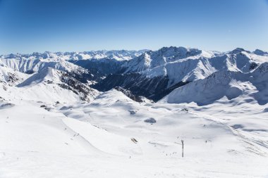 Ischgl içinde Avusturya Alplerinde
