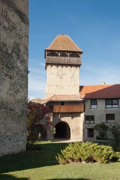 Calnic mittelalterliche Festung in Transsilvanien Rumänien — Stockfoto