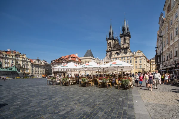 Praha vanha citycenter — kuvapankkivalokuva