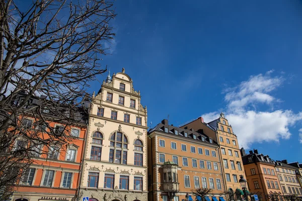 Byggnader i Stockholms centrum — Stockfoto