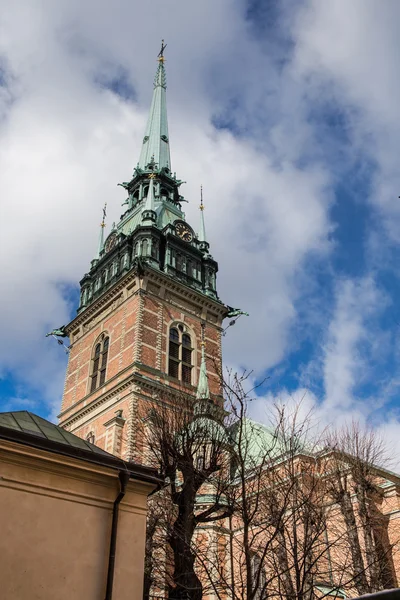 Edifícios no centro da cidade de Estocolmo — Fotografia de Stock