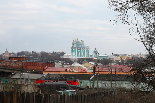 Assumption katedralen. Smolensk city — Stockfoto