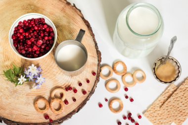 süt, bal ve cranberries - soğuk algınlığı ilacı