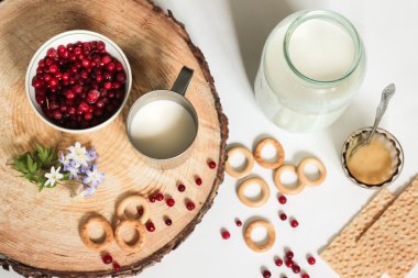 süt, bal ve cranberries - soğuk algınlığı ilacı