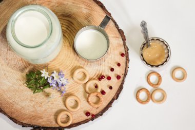 süt, bal ve cranberries - soğuk algınlığı ilacı