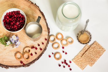 süt, bal ve cranberries - soğuk algınlığı ilacı