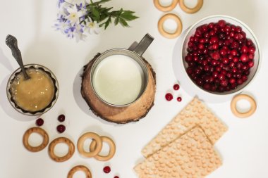 süt, bal ve cranberries - soğuk algınlığı ilacı