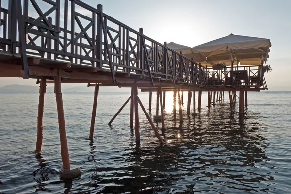 Jetty in Corfu — Stock Photo, Image