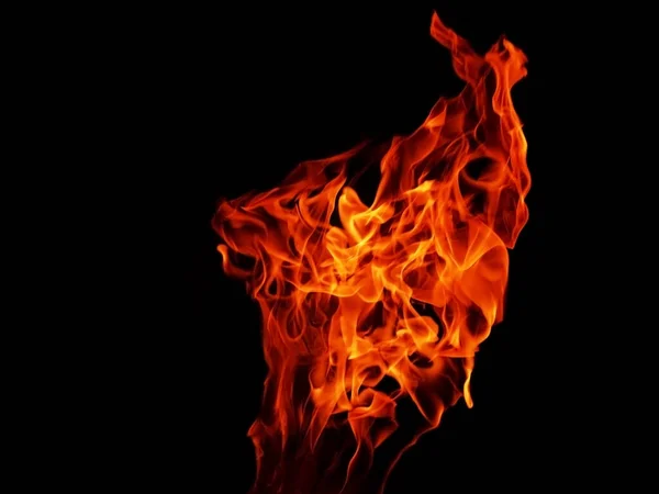 Abstraktes Loderndes Feuer Flamme Textur Für Banner Background Strange Shape — Stockfoto