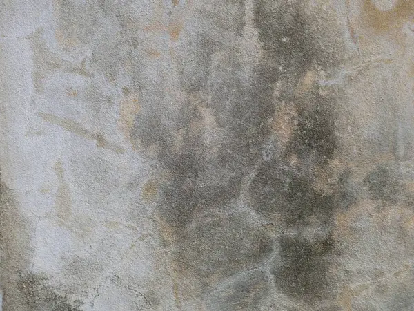 Antiguo Cemento Pared Exterior Hormigón Con Manchas Moho Para Fondo — Foto de Stock
