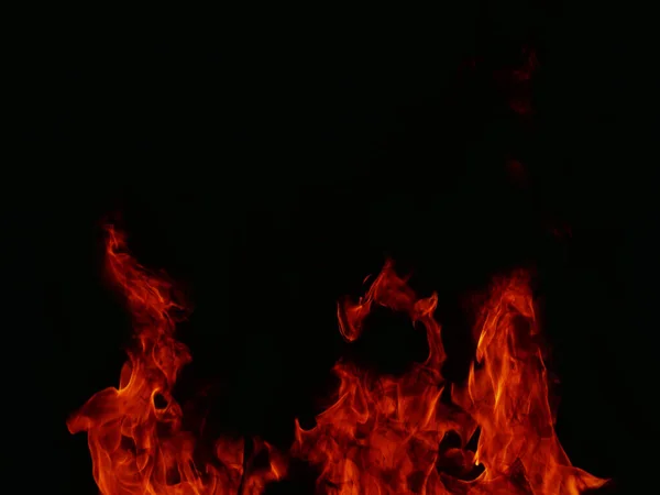 Blaze Fire Flame Texture Banner Background — Stock Photo, Image