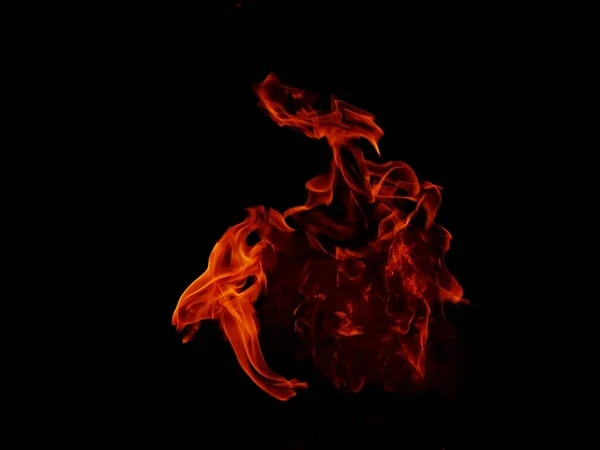 Образуйте Фактуру Огненного Факела Баннера — стоковое фото