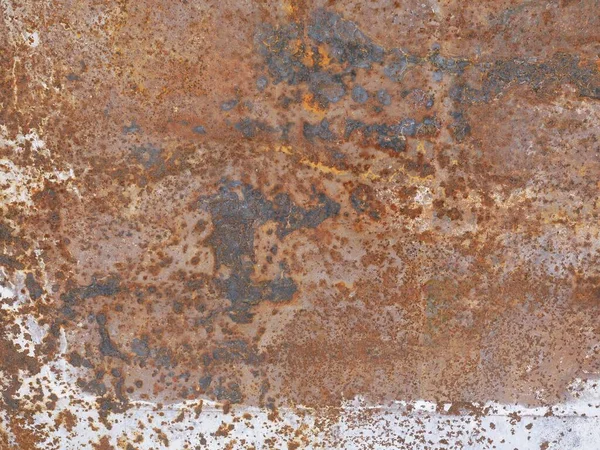 Rusty Oude Metalen Textuur Achtergrond Voor Interieur Exterieur Industriële Constructie — Stockfoto