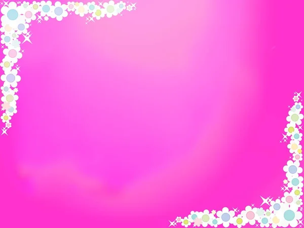 Розовое Фоновое Фото Рамкой Пустое Место Вдохновляющих Сообщений Эмоций Чувств — стоковое фото