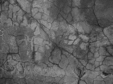 Beton döşeme duvarlar ve duvarlar çizikler, aşınma ve lekelerle güzel olsun diye..