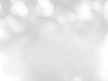 Aydınlatılmış beyaz bokeh resmi arkaplan illüstrasyonu olarak kullanılabilir veya metin eklenebilir.