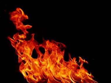 Soyut siyah alev dokusu, afişler ve reklamlar için mükemmel..