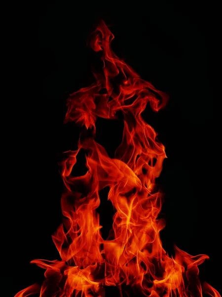 Flame Flame Texture Strange Shape Fire Background Flame Meat 스토브나 — 스톡 사진