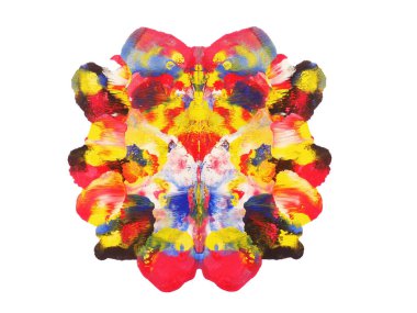 Resmin çok renkli dokular kullanılarak oluşturulan kısmı. Beyaz kağıt üzerinde soyut sanat arkaplan suluboya yaratıcı kaba dokular modern sanat eserleridir..