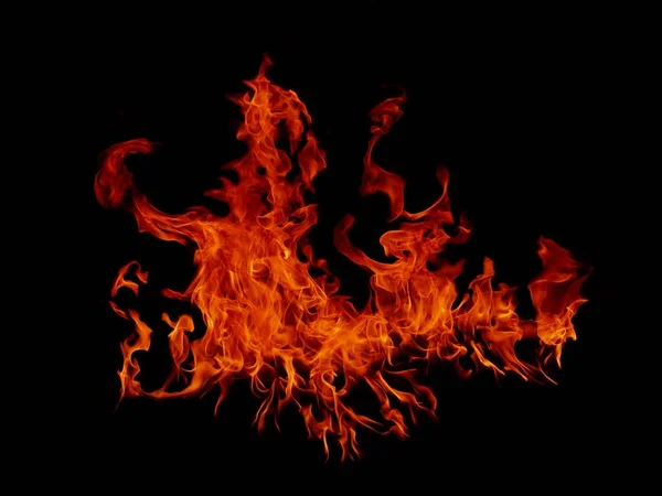 Flame Flame Texture Strange Shape Fire Background Flame Meat 스토브나 — 스톡 사진