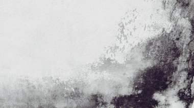 Terk edilmiş siyah beyaz arka plan eski gibi görünüyor. Kaba bir yapısı var, insan yok. arkaplan tasarımı veya reklam metni için.