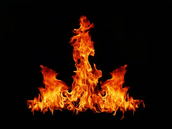 Flame Flame Texture Strange Shape Fire Background Carne Llama Que — Foto de Stock