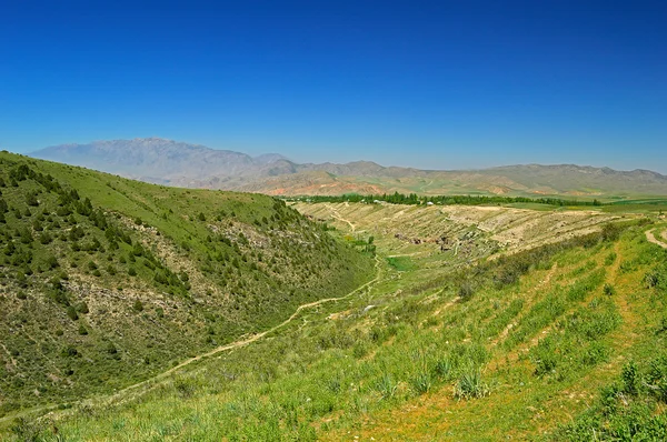 Hügel und Berge — Stockfoto