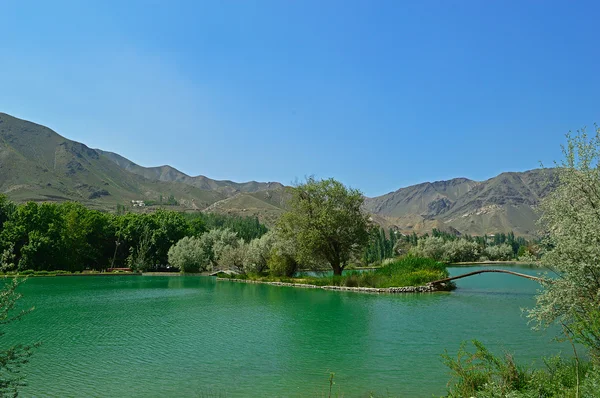 キルギスタン、山中湖 — ストック写真