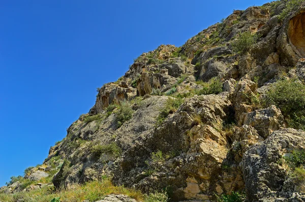 Skalnaté hory v Kyrgyzstánu — Stock fotografie