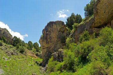 Kırgızistan'daki Rocky Dağları